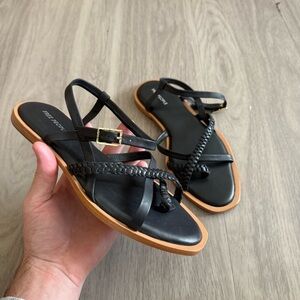 Free People Sandals Size 7 Color Tan Black